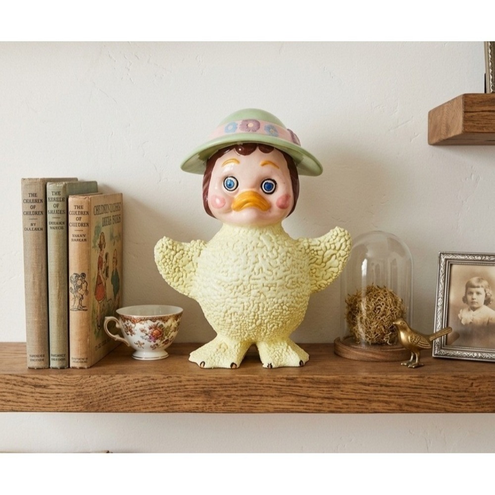 Vintage 1968 HOLLAND MOLD Ceramic Duck Textured RARE Retro MCM Mid Century - Picture 1 of 13